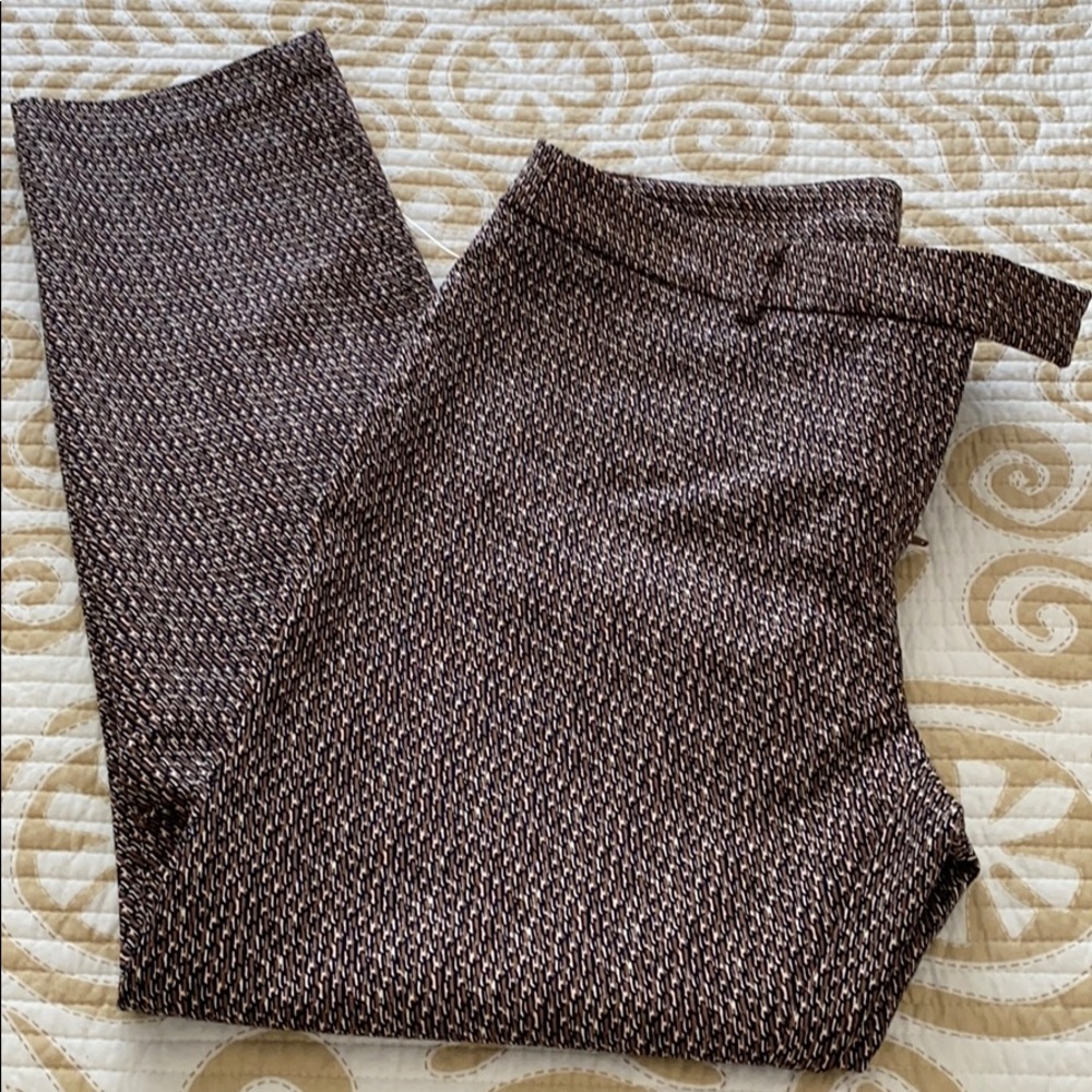 Beautiful fabric.and weight KENAR slacks. stretch fabric NWO Tags